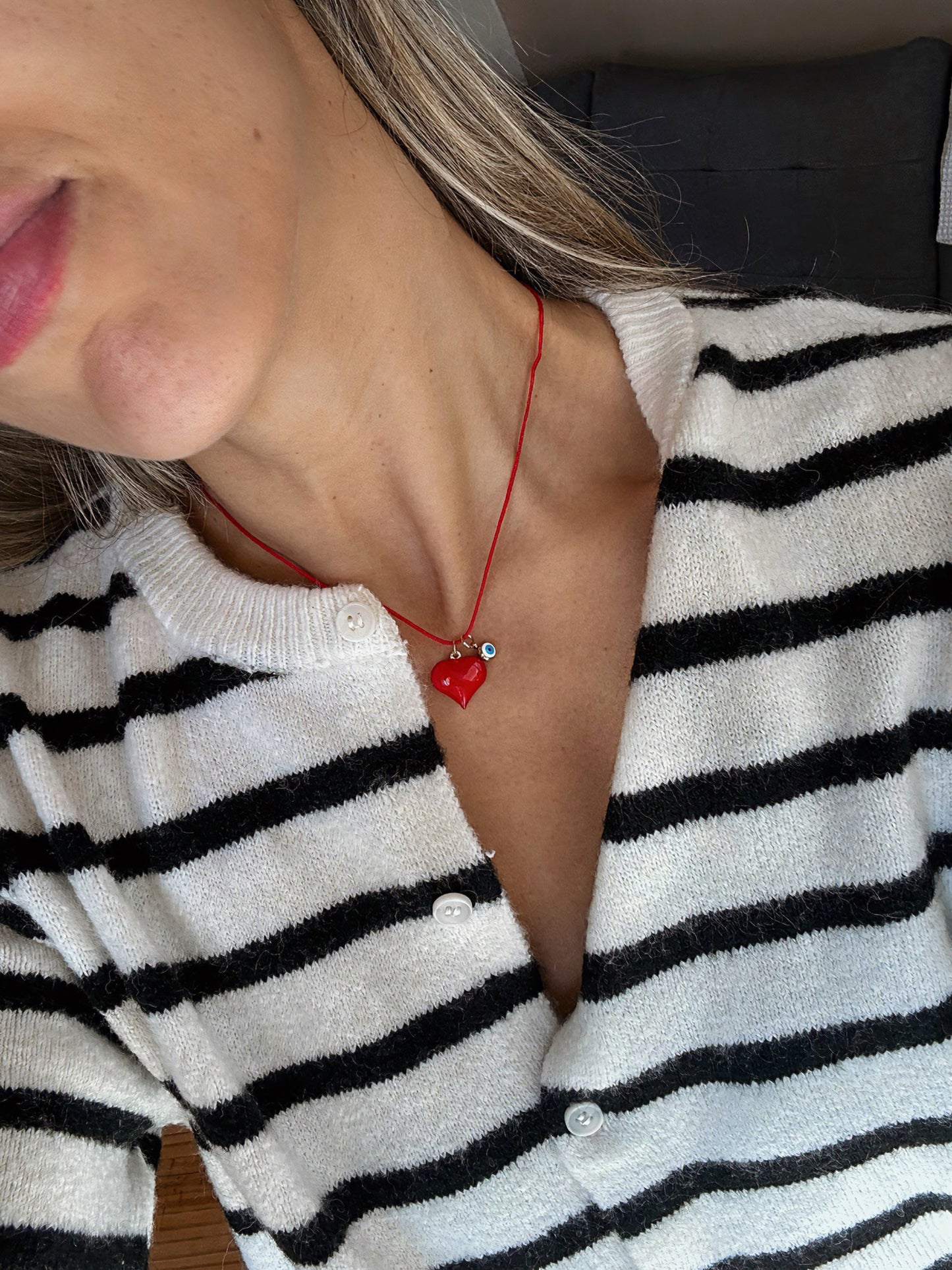 Collar corazón de poder