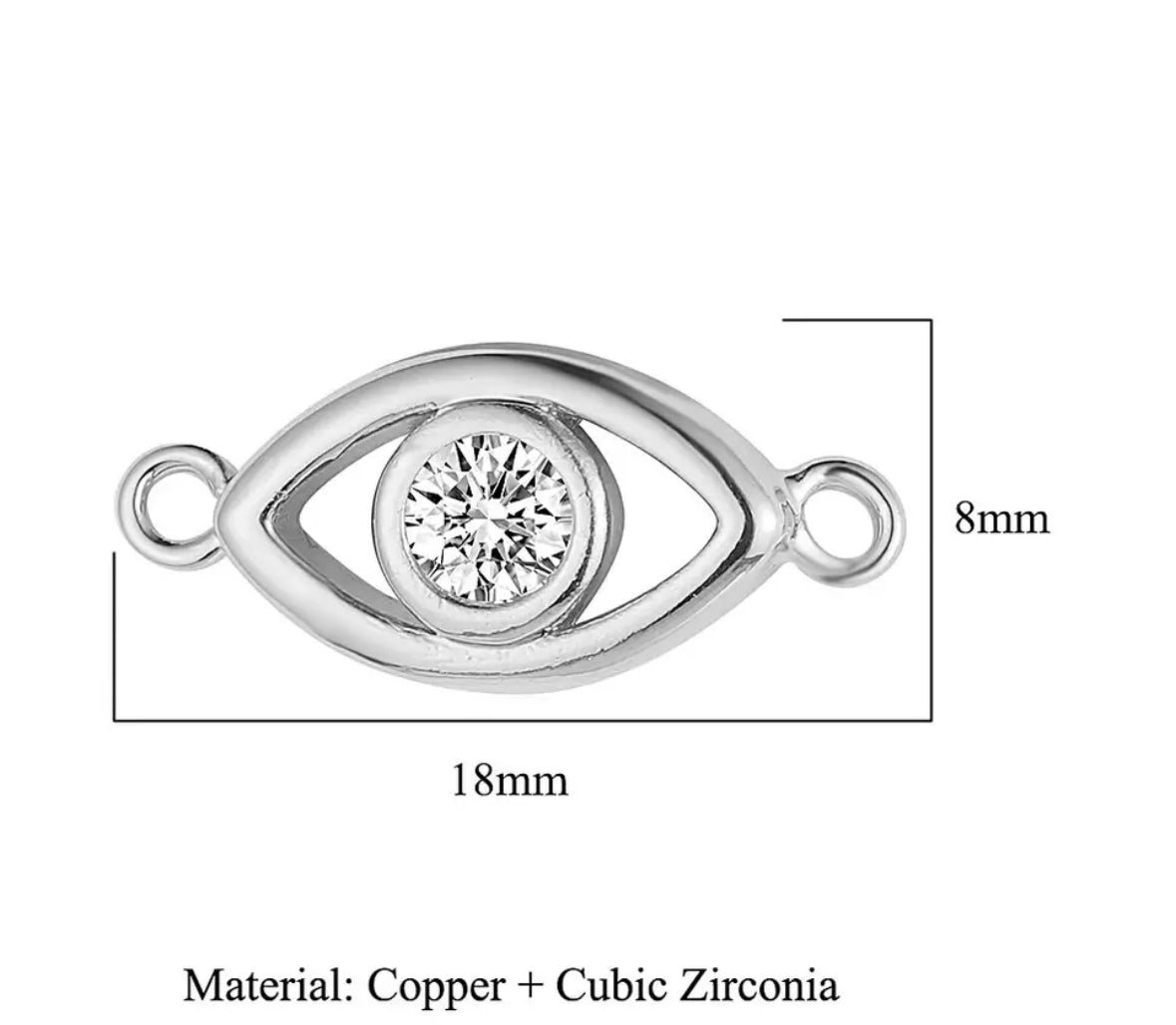 Amuleto ojito zirconia