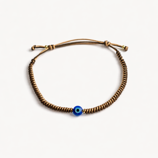 Amuleto ojito trenzado