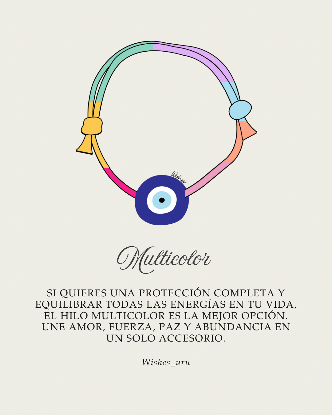 Amuleto ojito colores