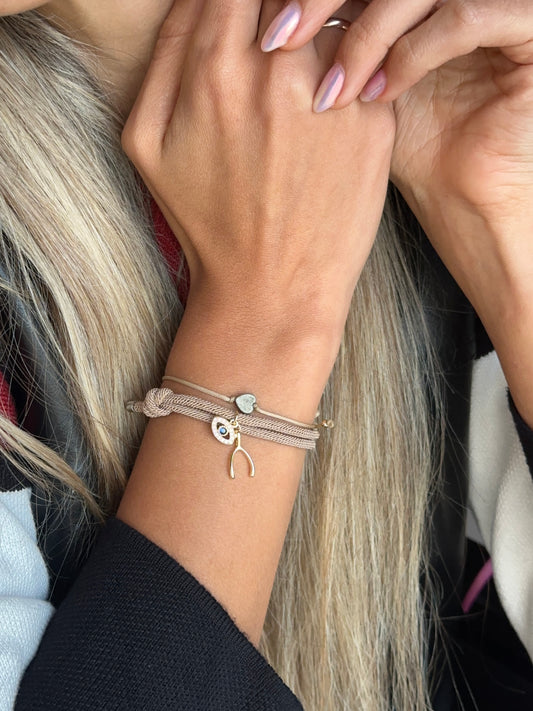 Corazón piedra pirita simple 🤍