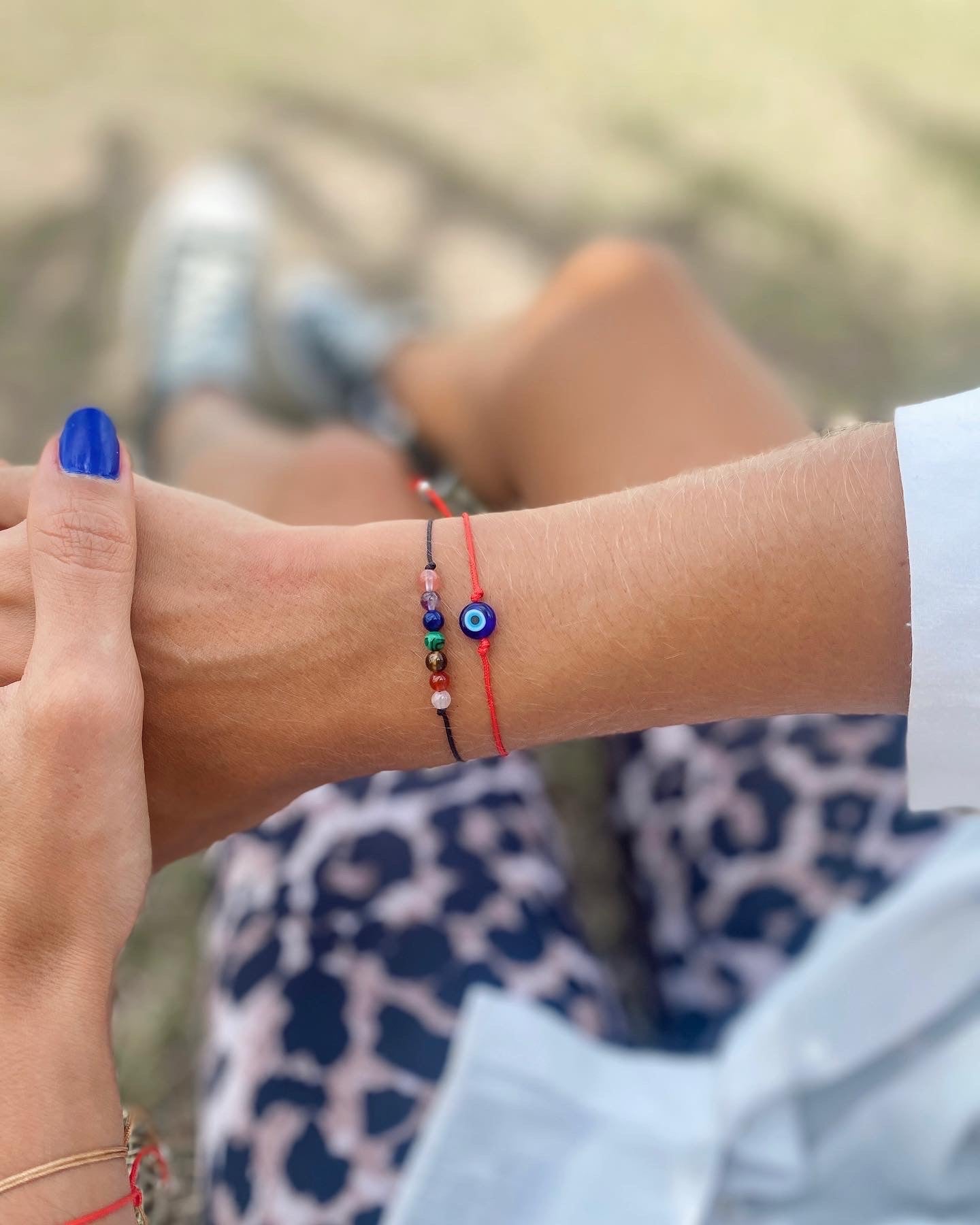 Ojito turco azul de 8 mm simple 🧿