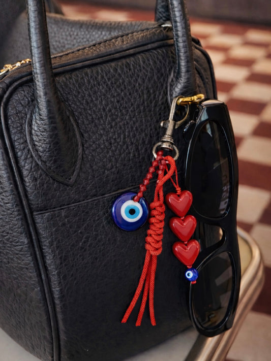 Llavero Amuleto Corazón & Ojo