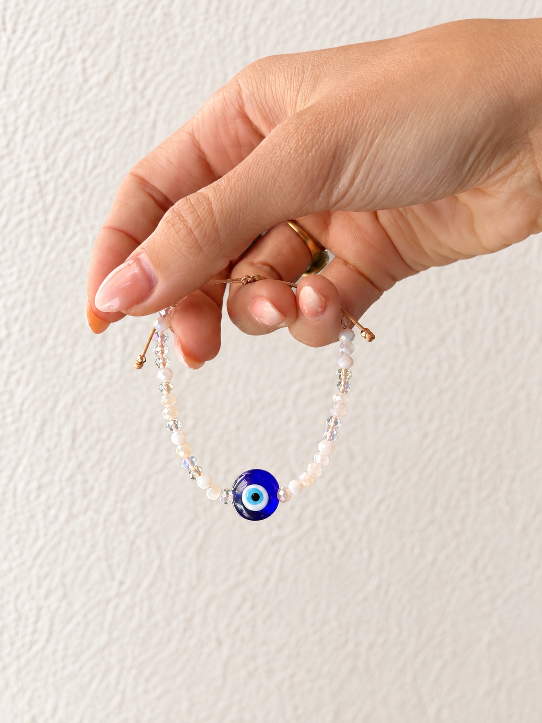 Ojo azul cristal