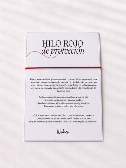 Hilo rojo de protección