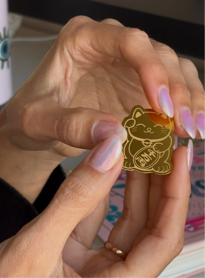 Stikers gatito de la suerte