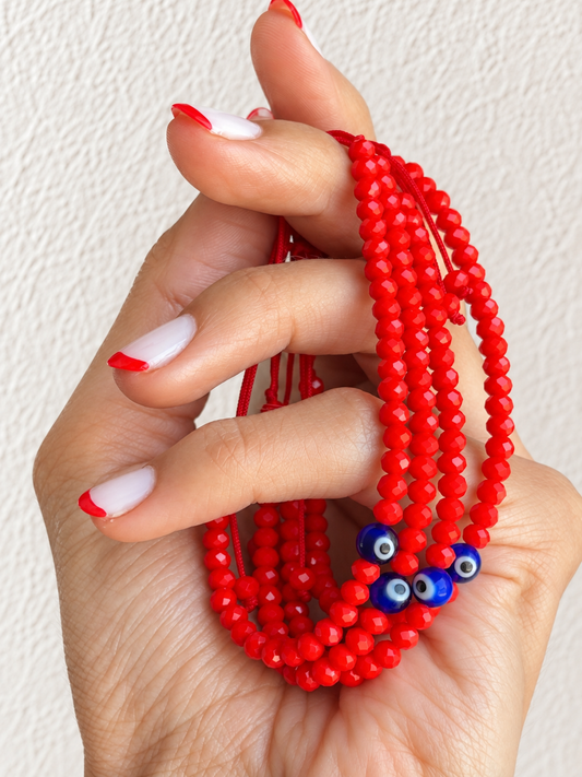 Amuleto cristal checo rojo