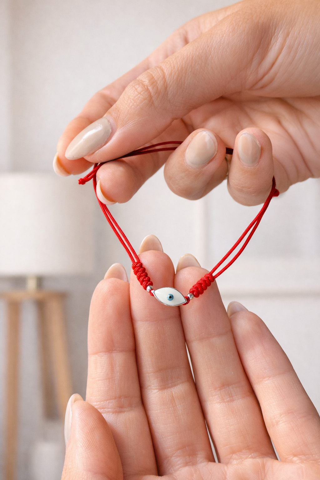 Amuleto ojito blanco