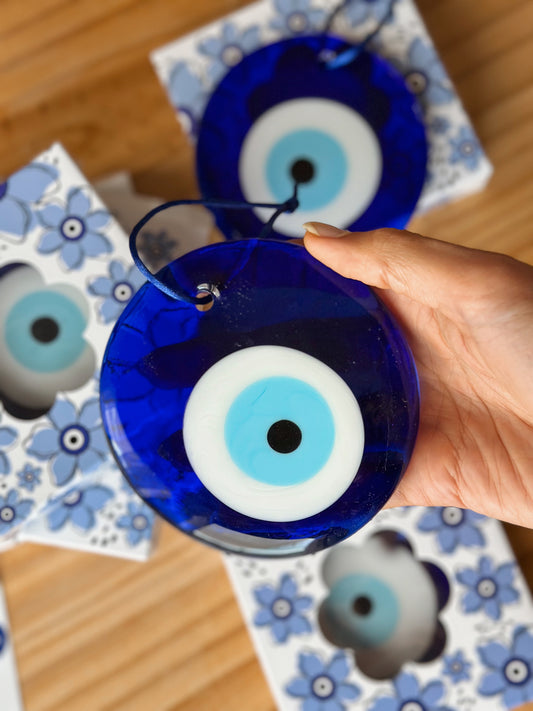 Ojo protector de vidrio