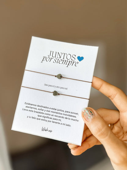 Juntas pirita corazón
