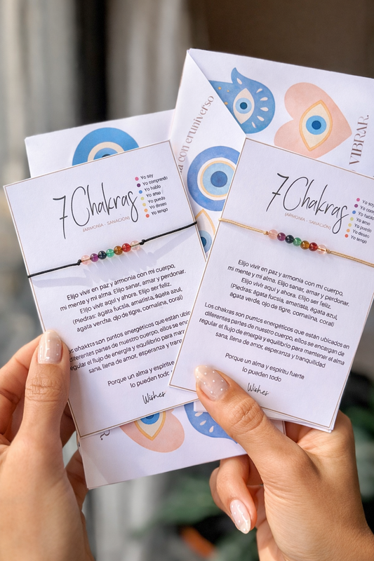 Amuleto espiritual 7 chakras 🌈
