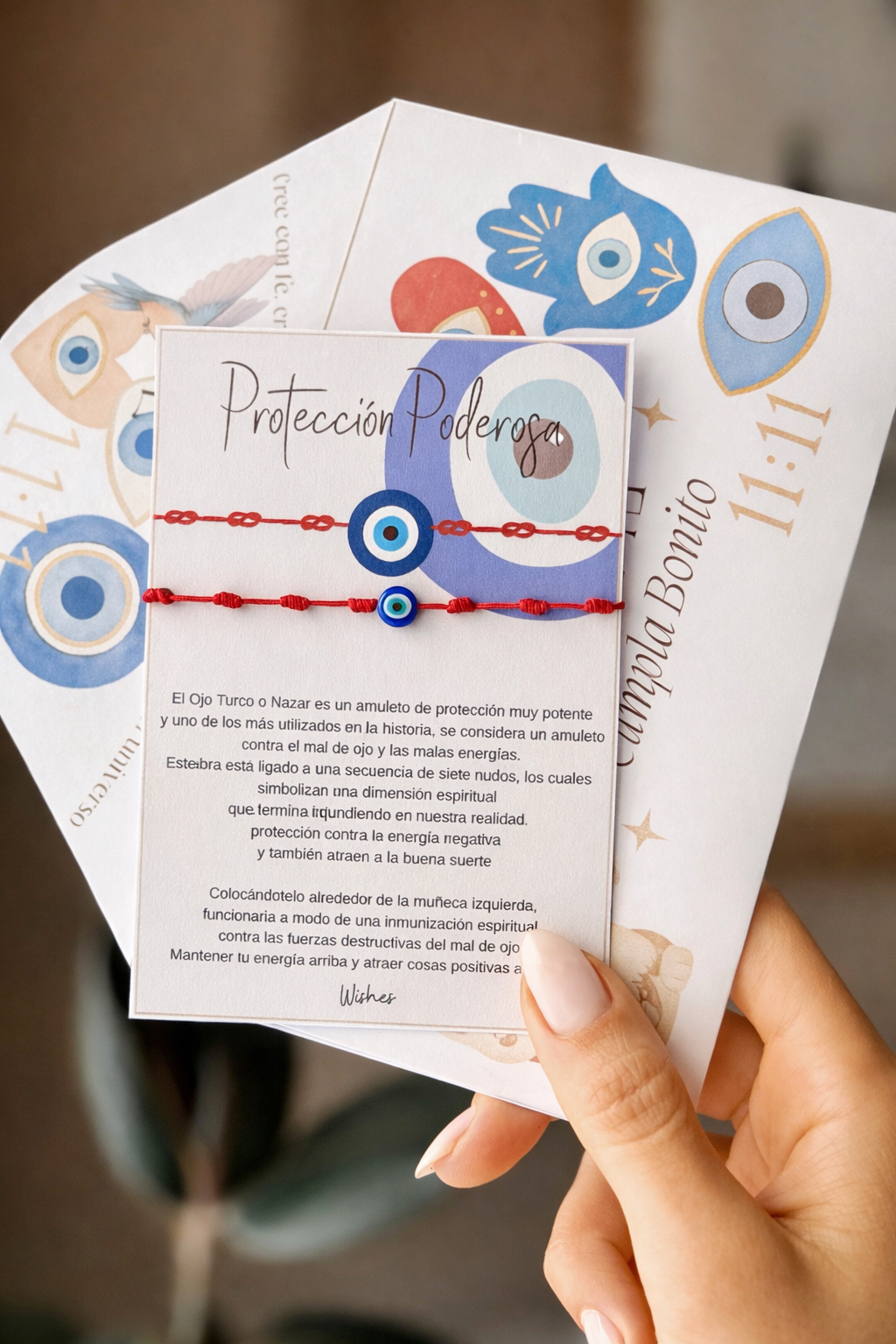 Ojito turco + 7 nudos 🪢 🧿