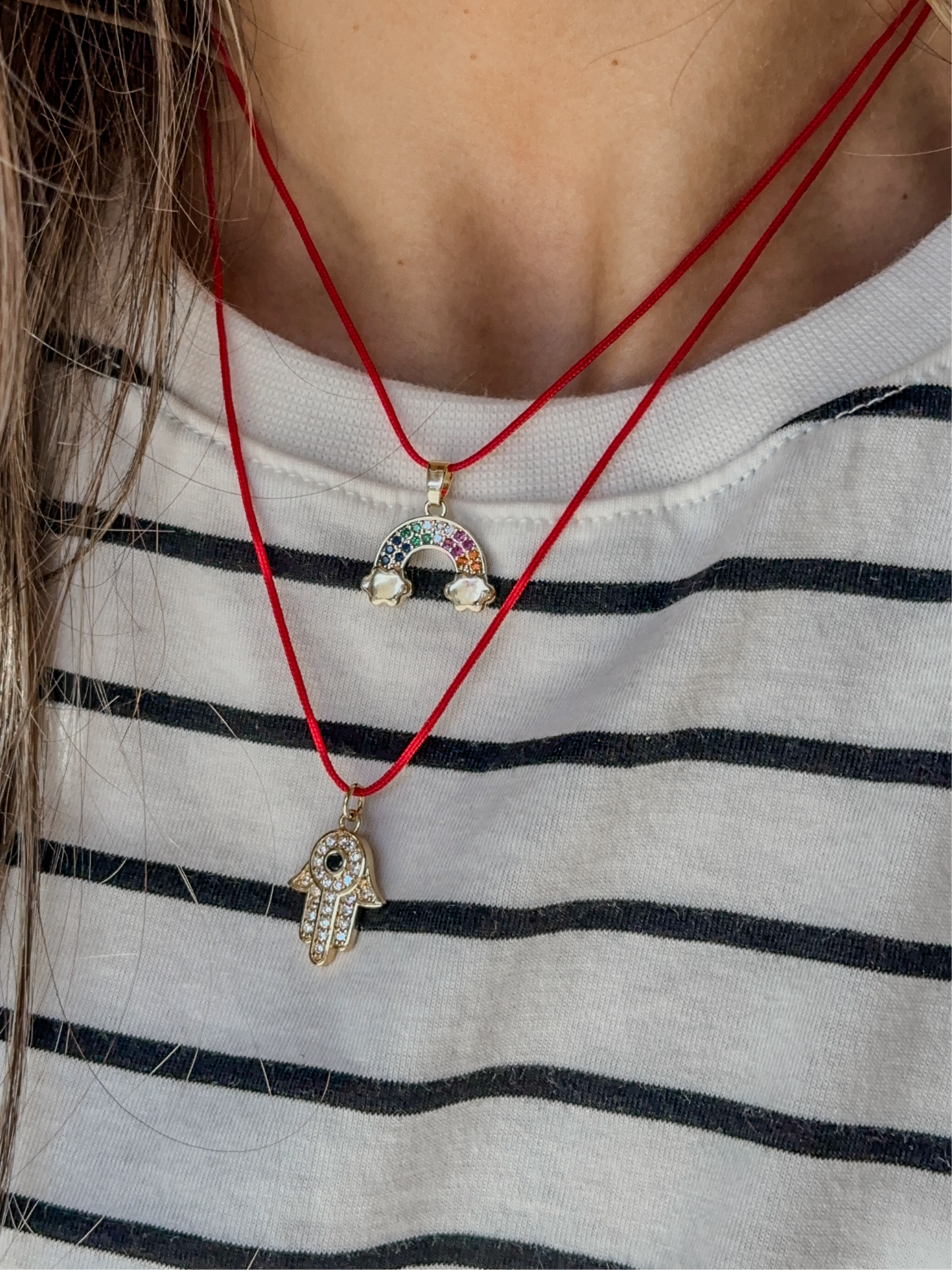 Collar mano hamsa