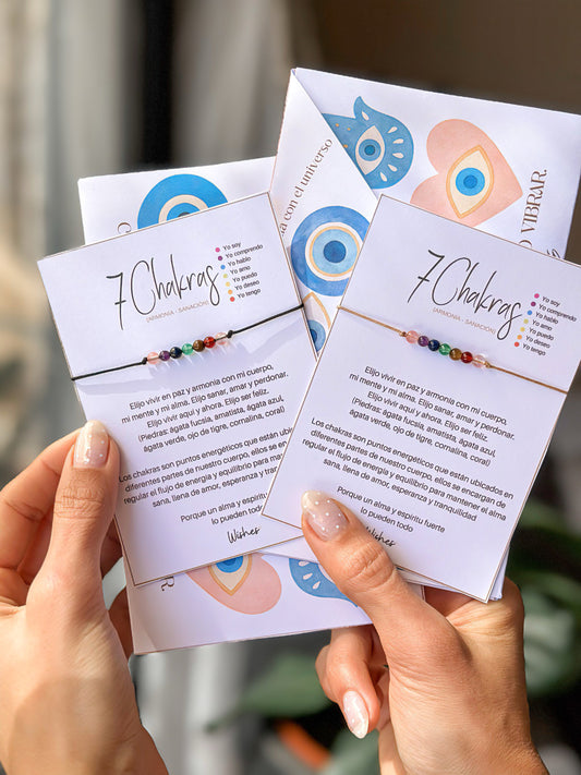 Amuleto espiritual 7 chakras 🌈