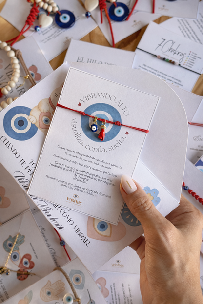 Pulsera Amuleto Protección Intensa

(ojo protector + mano roja)